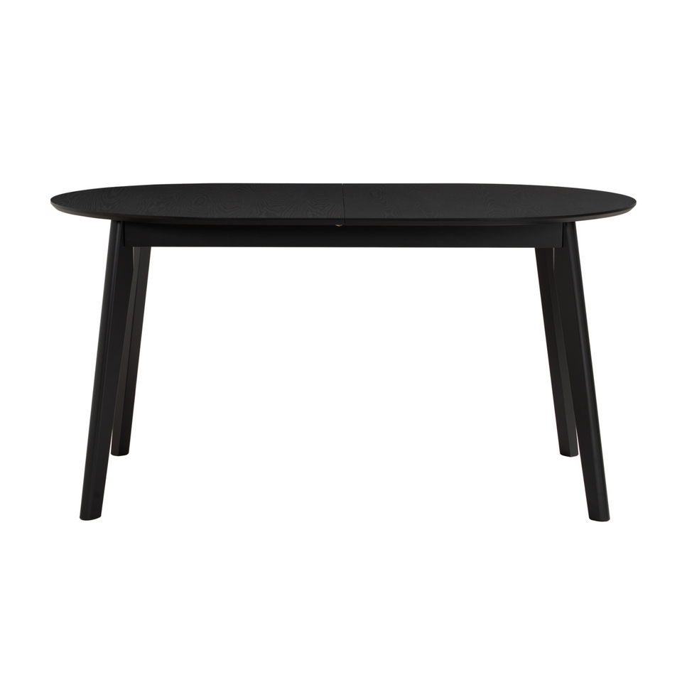 Mid-Century Modern Extendable Dining Table - Black