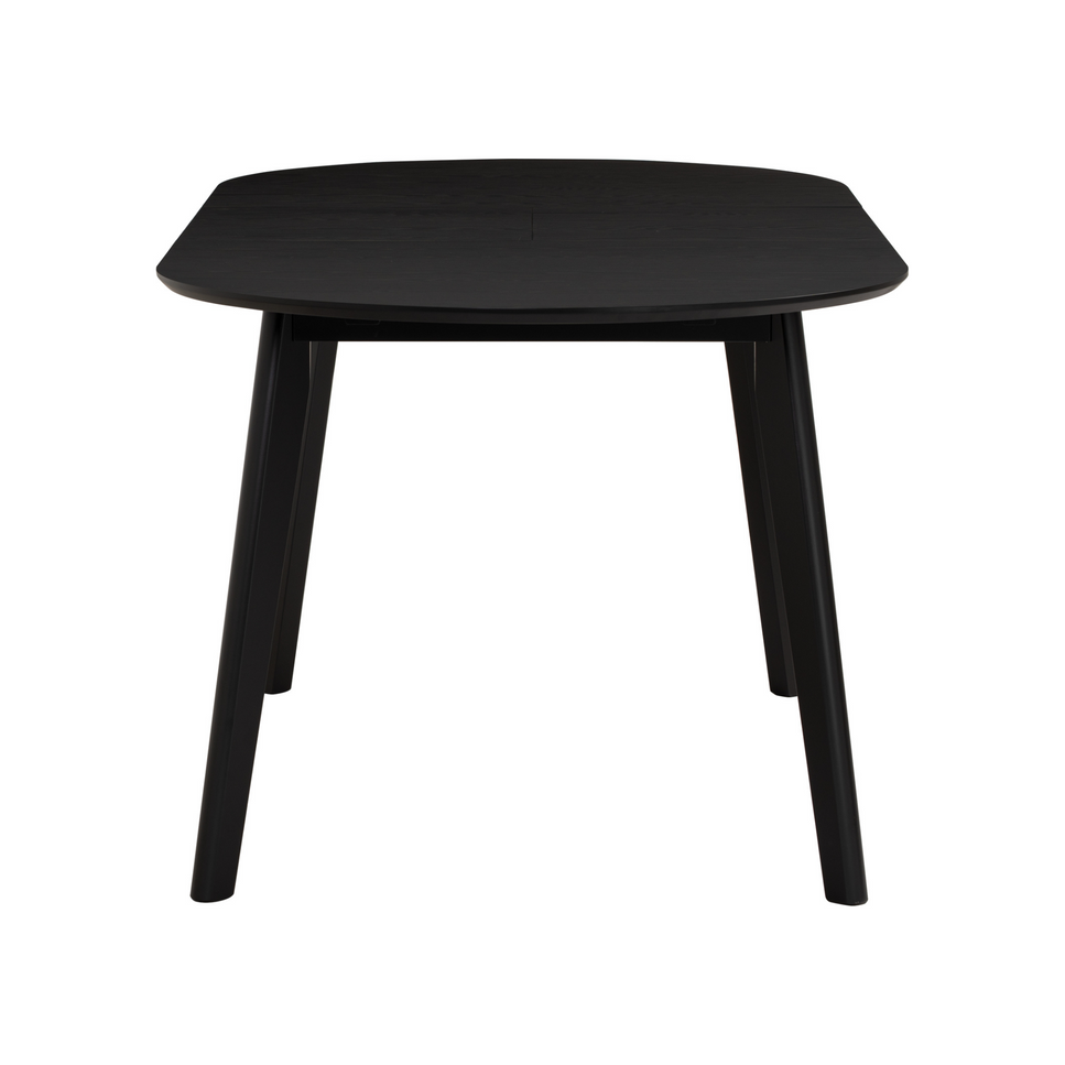 Mid-Century Modern Extendable Dining Table - Black