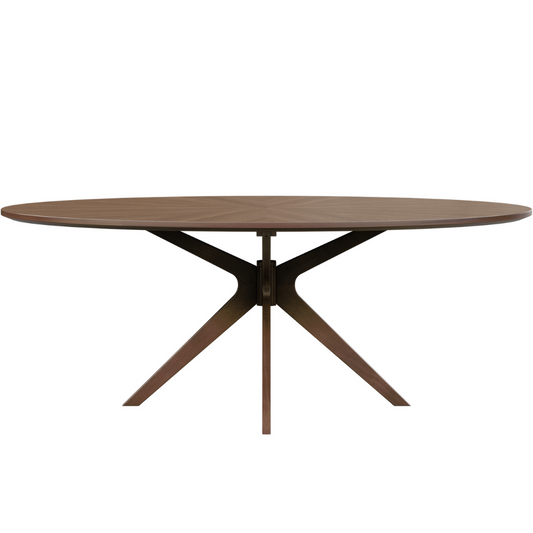 Scandinavian Style Oval Dinning Table