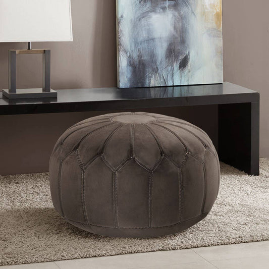 Oversized Pouf Ottoman Floor Chairs Accent Decor Brown