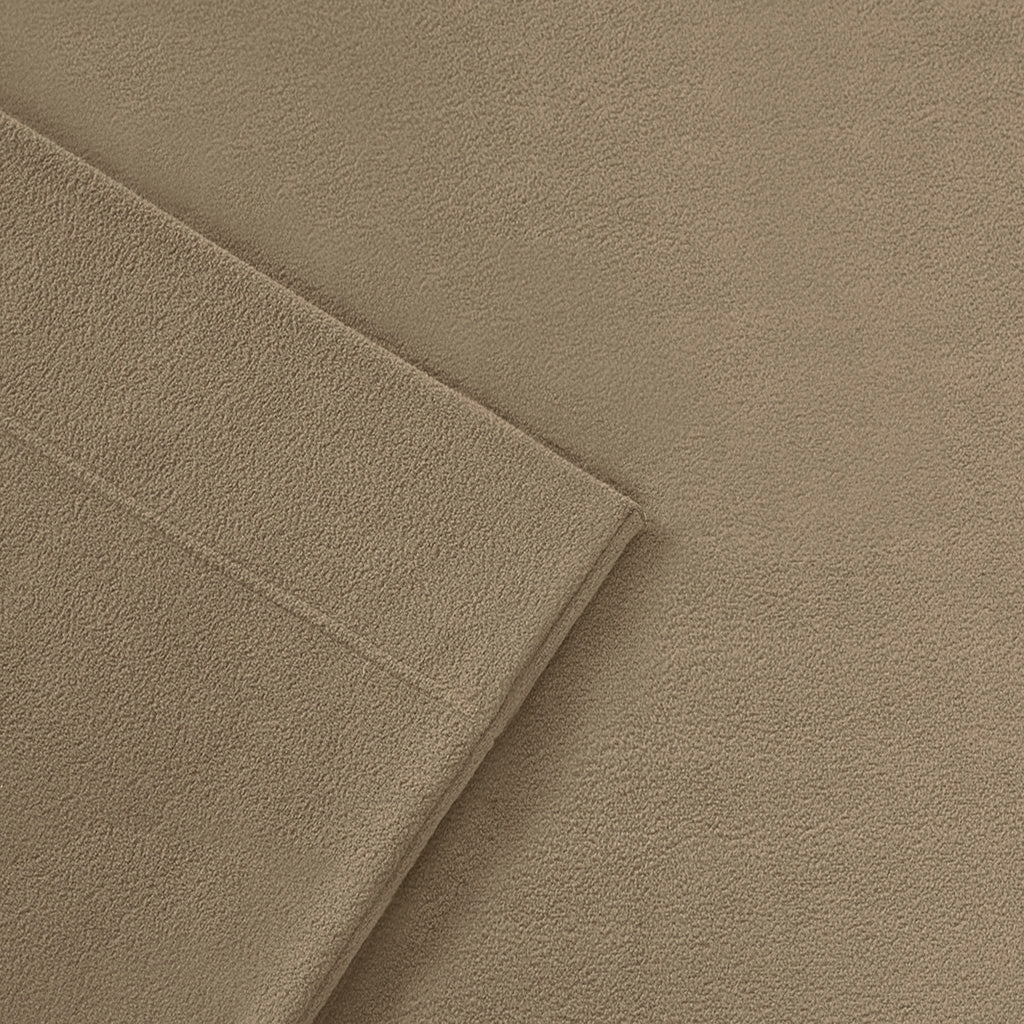 Micro Fleece Warm Sheet Set, Taupe