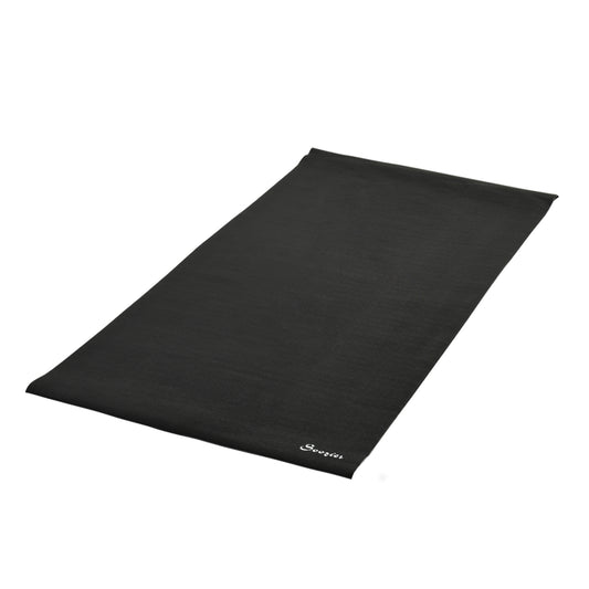 Multi-purpose Exercise Equipment Mat, Non-slip Treadmill Exercise Bike Floor Protection Mat, Gym Fitness Workout Mat, 7.2 x 3.9ft