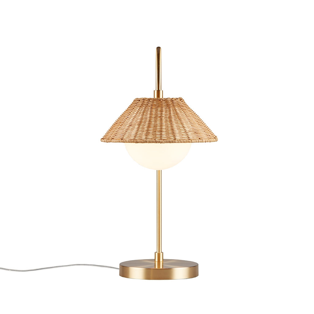 Rattan Weave Shade Table Lamp