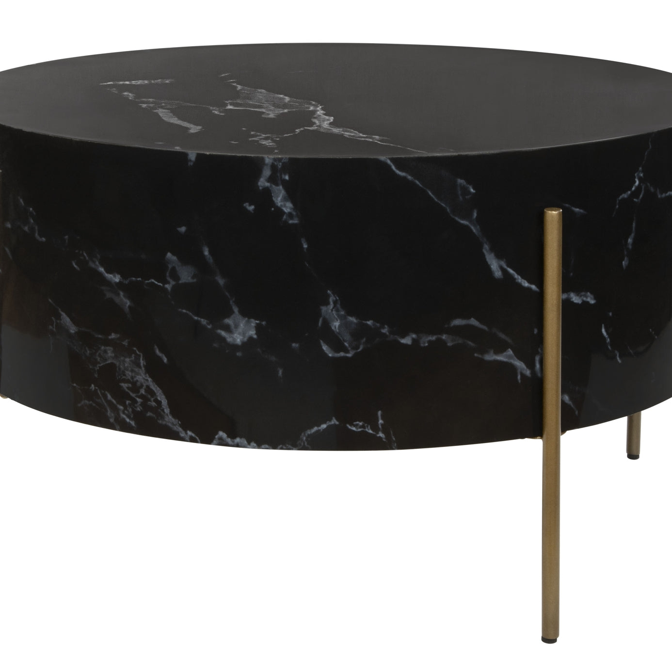 Ferrier Coffee Table Black & Bronze