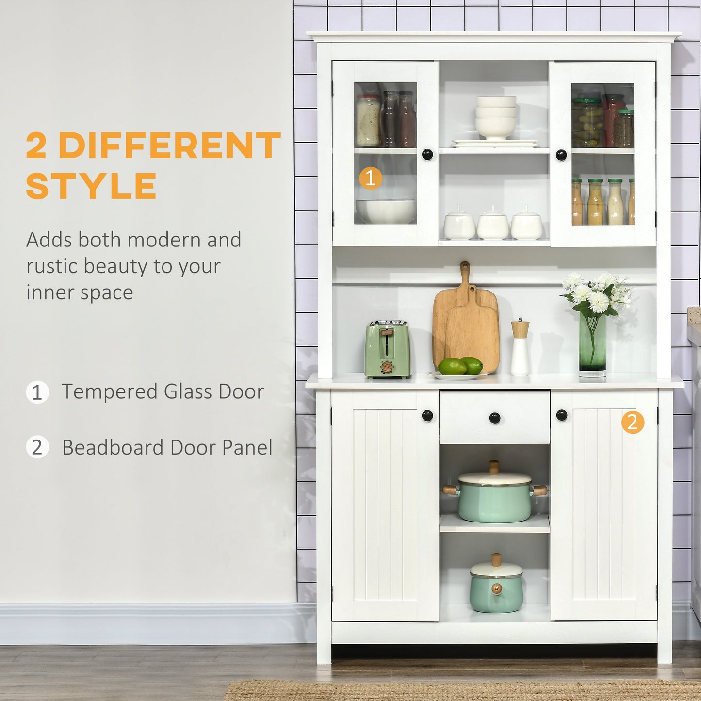 Kitchen Pantry Storage Cabinet