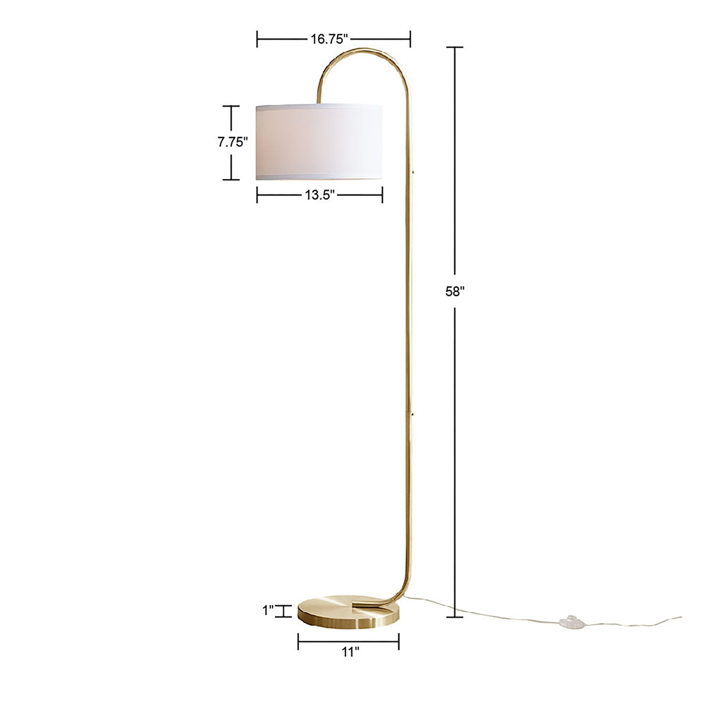 Arch Gold Floor Lamp