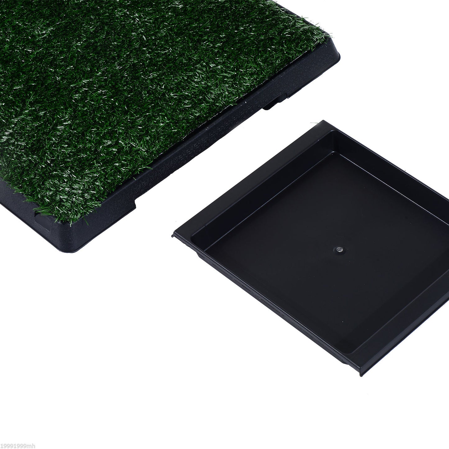 Dog Training Toilet, Puppy Pee Pads, Pet Artificial Grass Turf with Tray, Easy to Clean, Indoor Outdoor