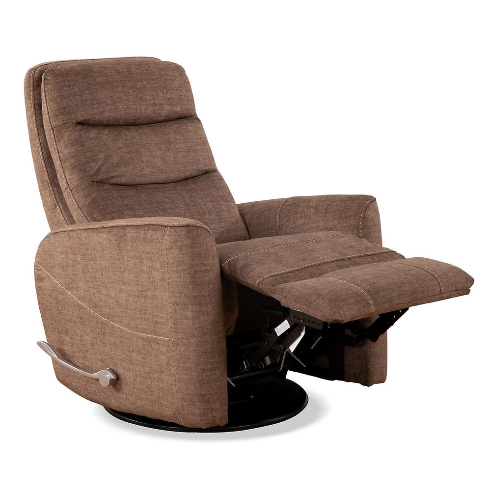 Modern Recliner Chair in Chocolate