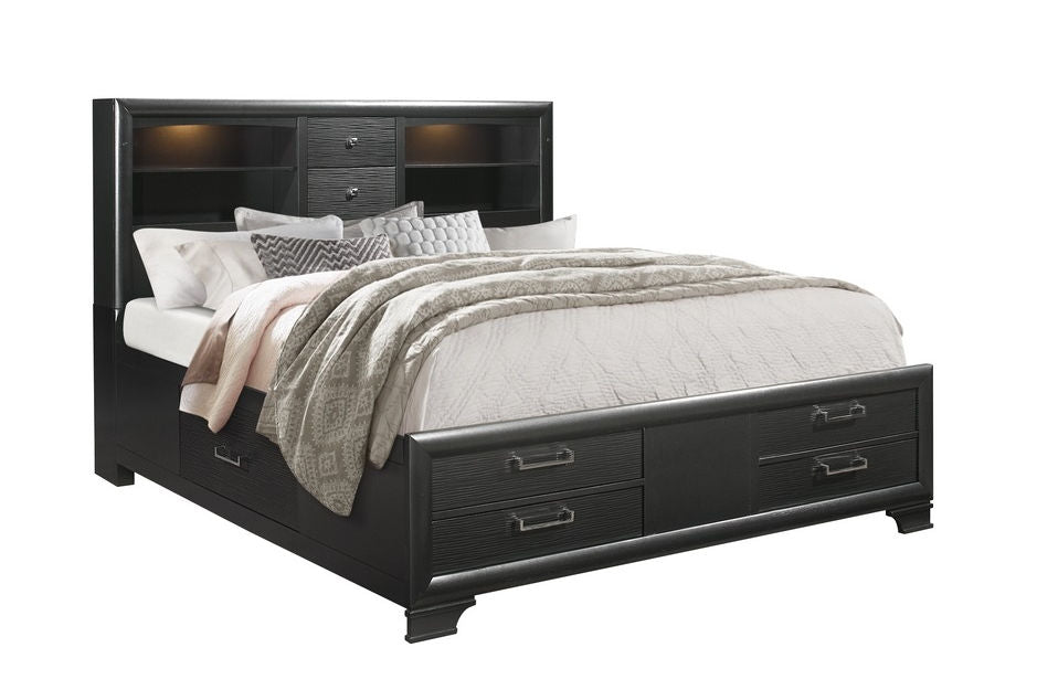 Ava 'Jordyn Grey' 5 PC Bedroom Set