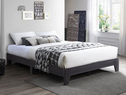 Wooden Platform Bed,
Wood and Wood Veneers in Espresso