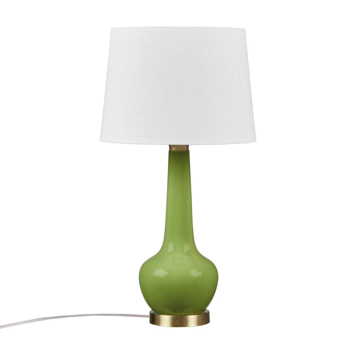 Green Ceramic Genie Table Lamp