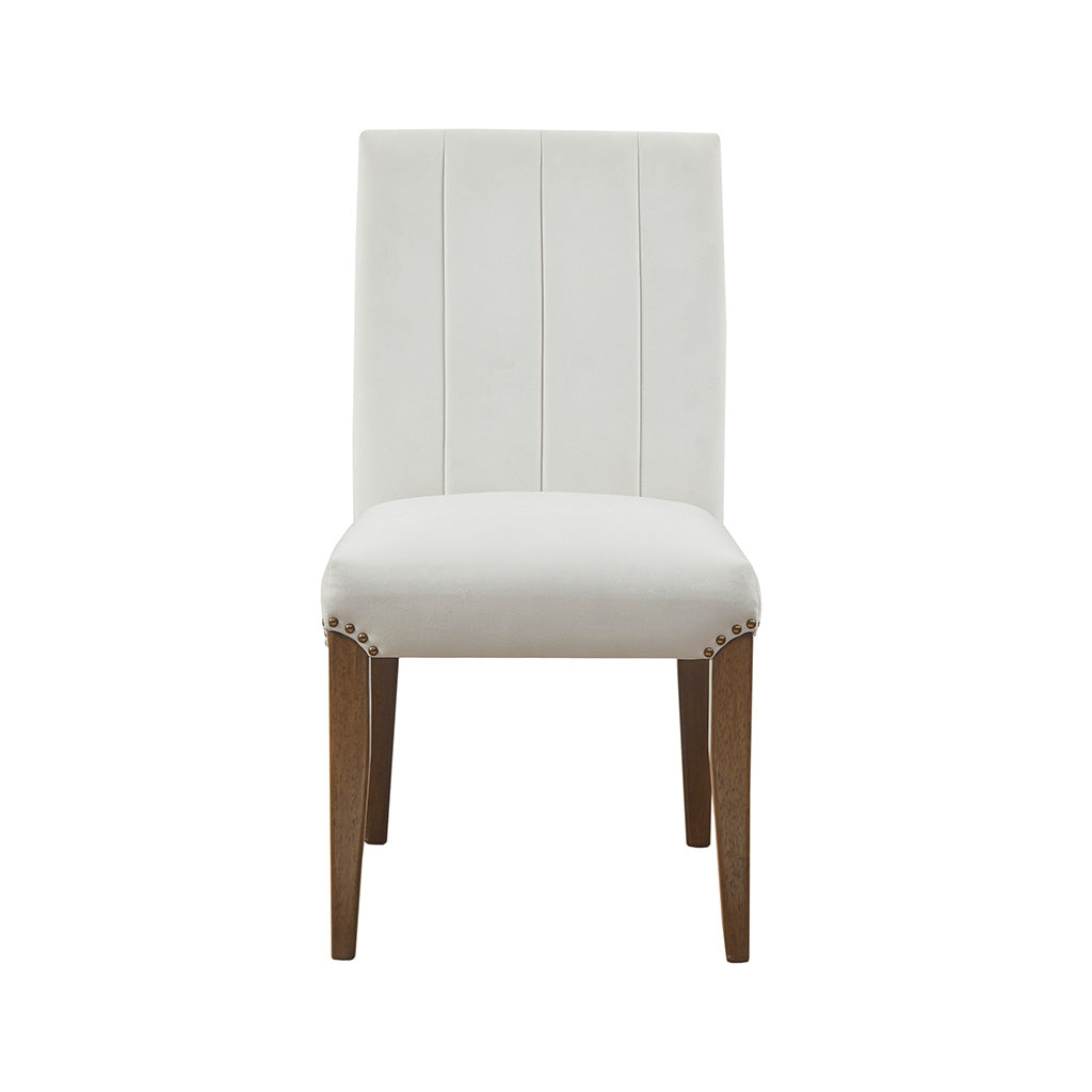 [Set of 2] Modern Farmhouse Dining Chair, Cream