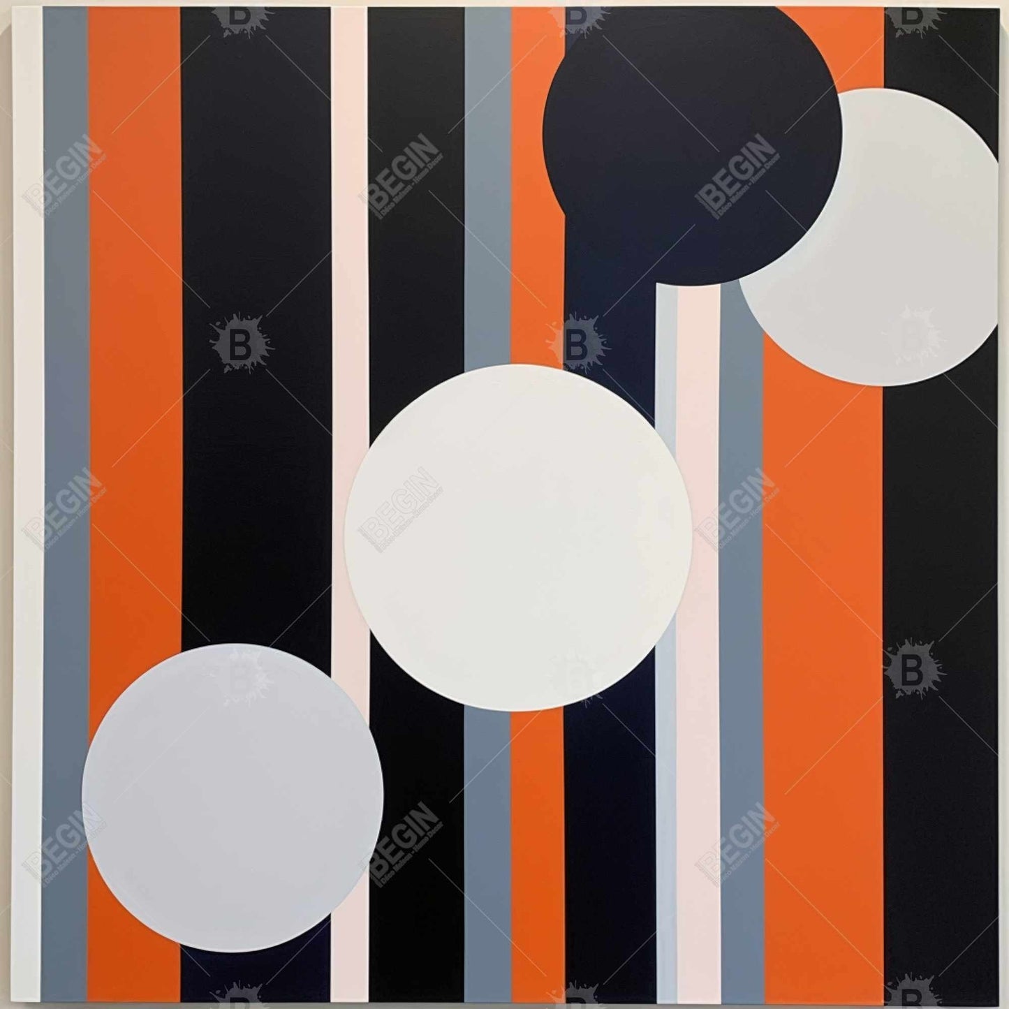 The Circles | 71" X 74"