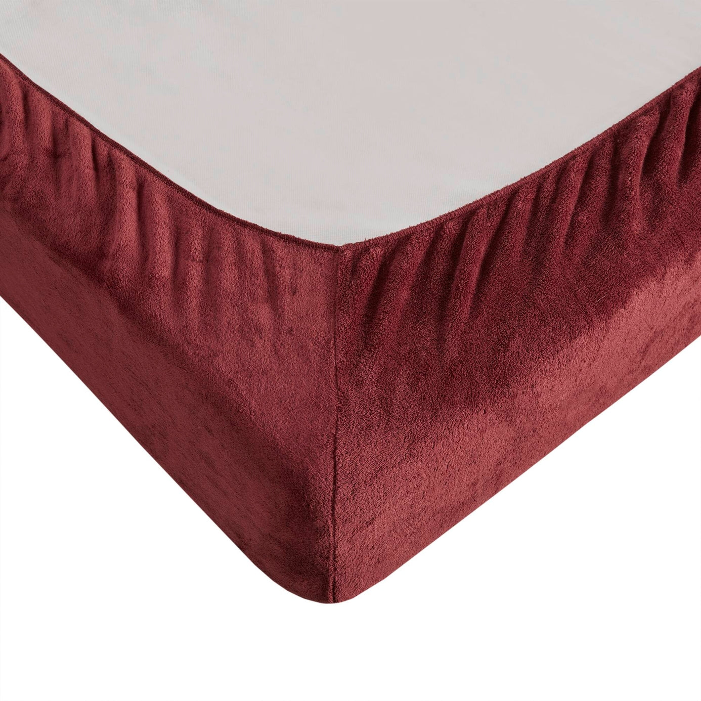 Micro Plush Solid Sheet Set, Burgundy