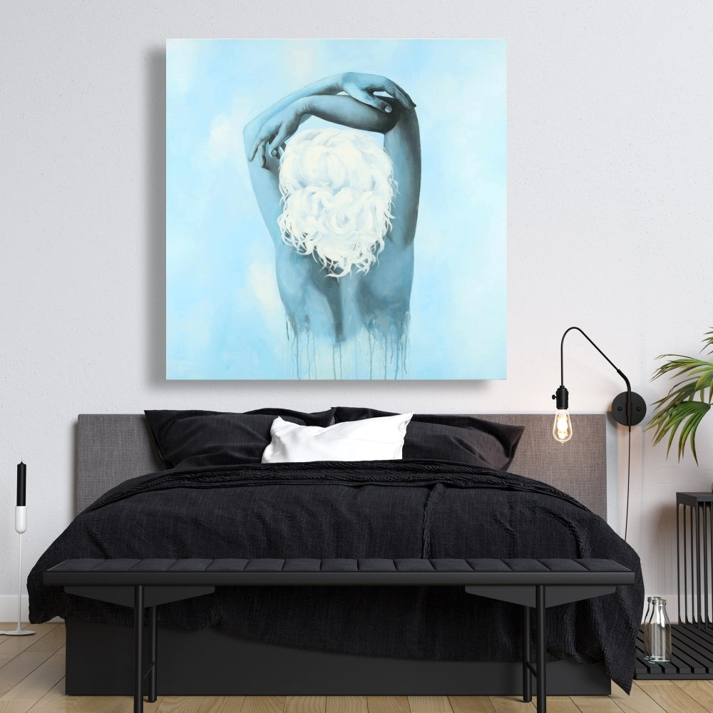 Sweet Woman | Fine Art Print On Canvas 48" X 48"