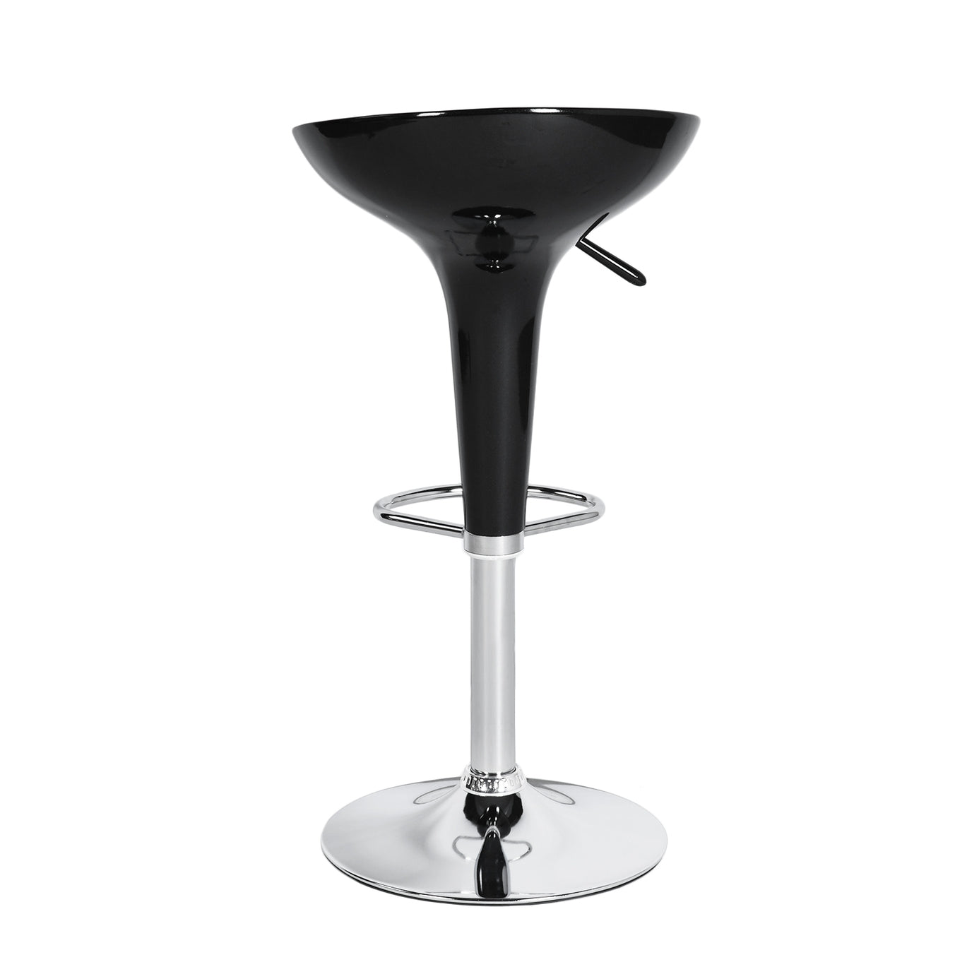 Baer 22.4'-30.5'' Swivel Adjustable Height Counter Bar Stool Black