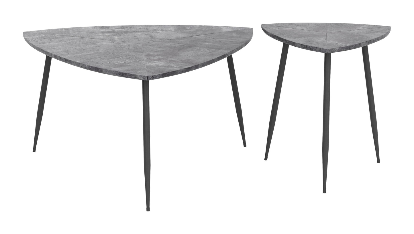 Normandy Coffee Table Set (2-Piece) Gray