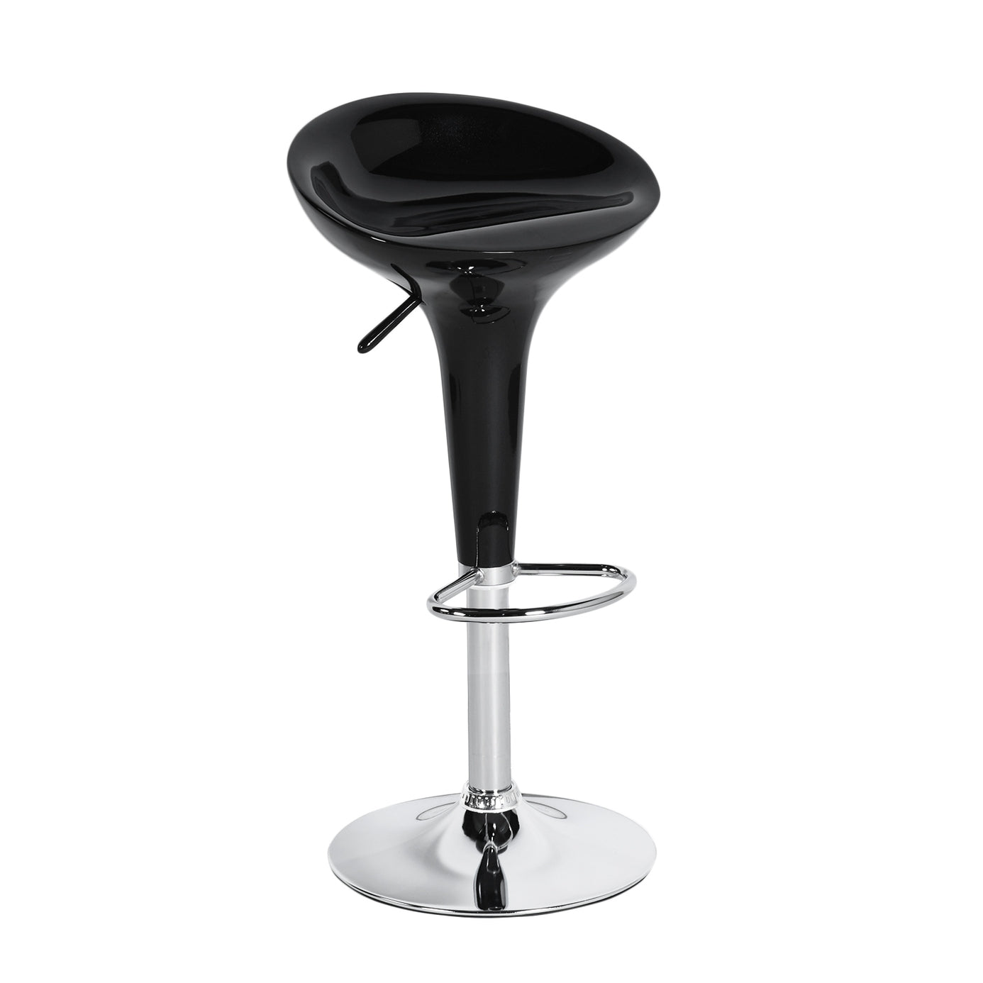 Baer 22.4'-30.5'' Swivel Adjustable Height Counter Bar Stool Black