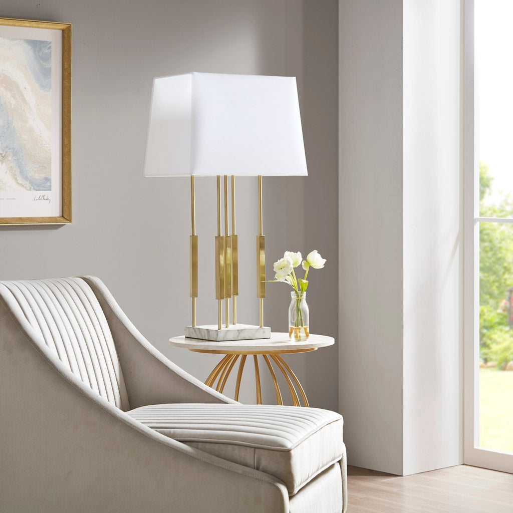 Modern Marble Base Gold Table Lamp