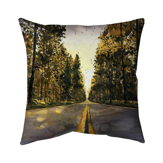 Long Road | Indoor Pillow Cover 26" X 26"