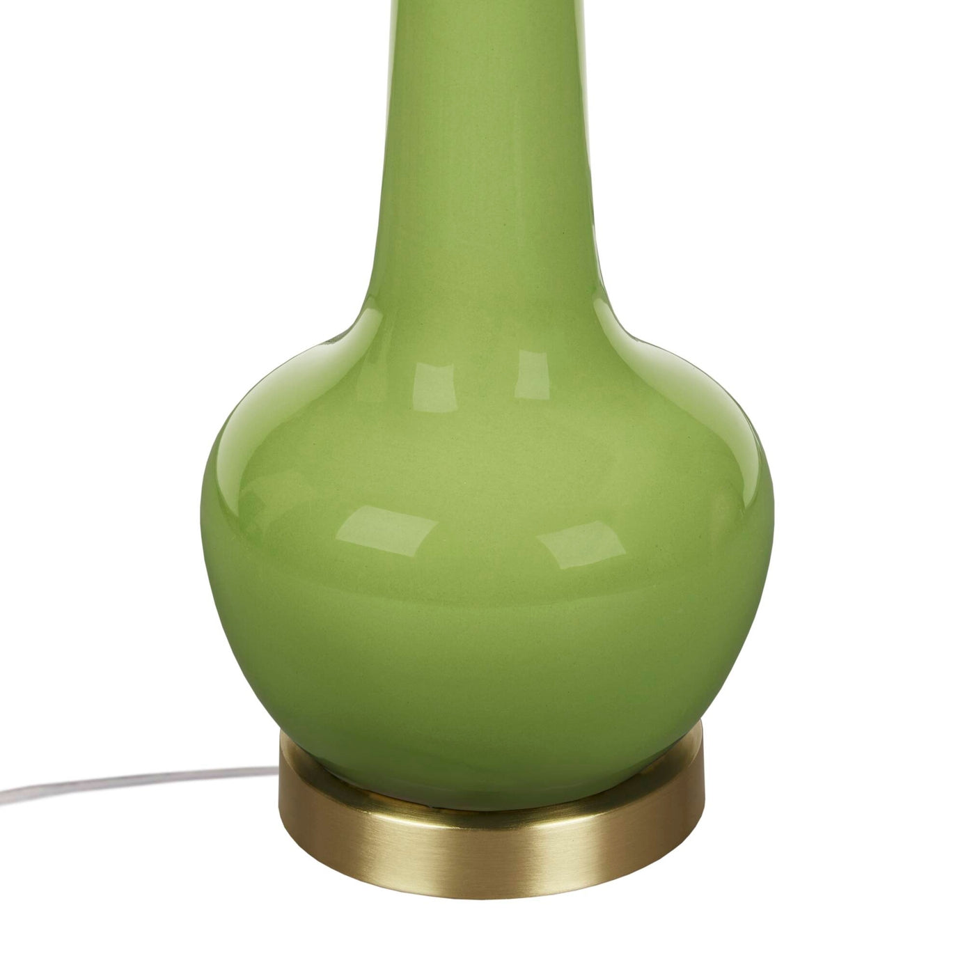 Green Ceramic Genie Table Lamp