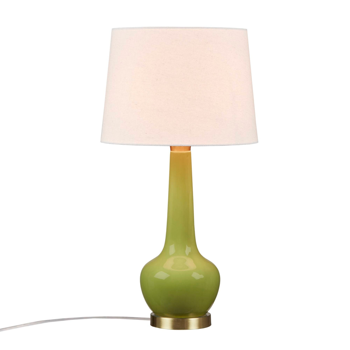 Green Ceramic Genie Table Lamp