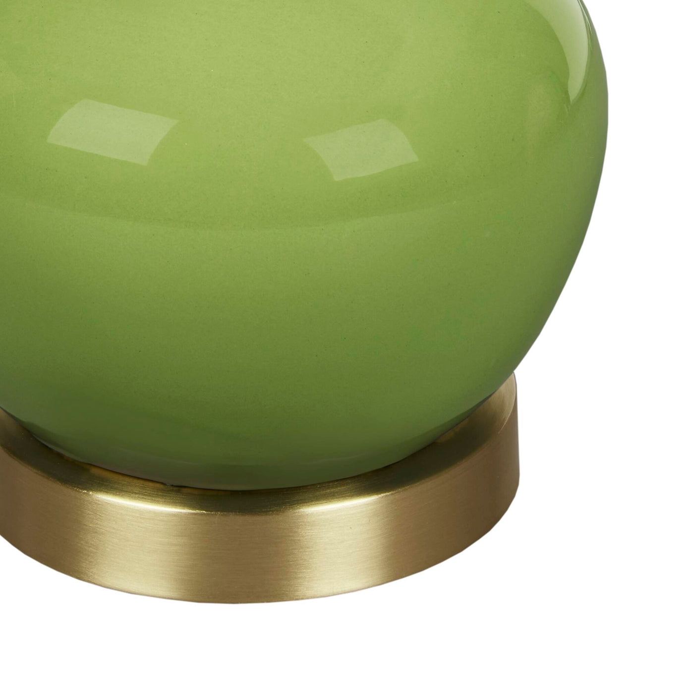 Green Ceramic Genie Table Lamp