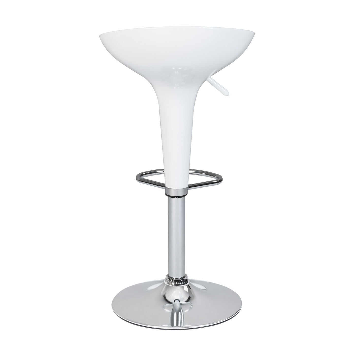 Baer 22.4'-30.5'' Swivel Adjustable Height Counter Bar Stool White