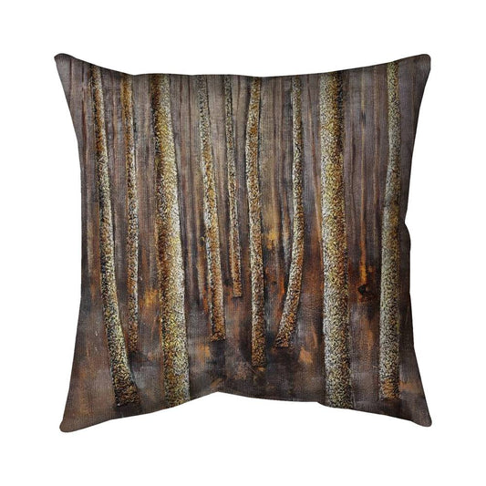 the Dark Forest | Outside Pillow Cover 18" X 18"