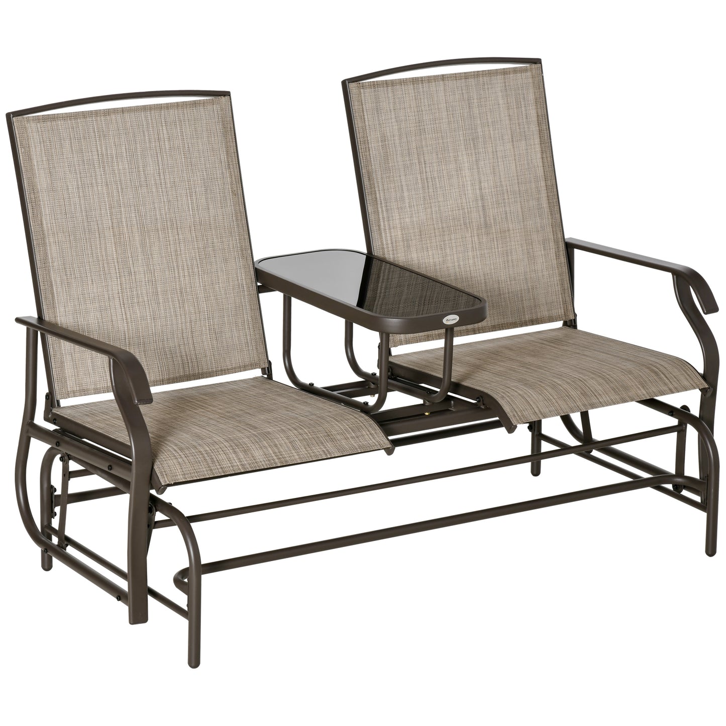 Patio Glider Rocking Chair 2 Person