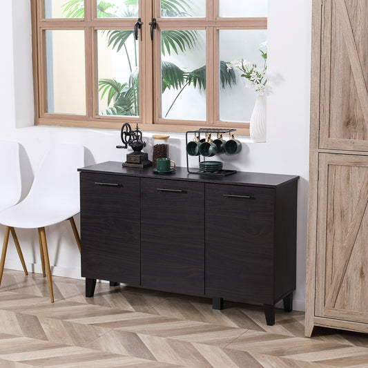 Sideboard Cabinet, Buffet Cabinet with 3 Doors and Adjustable Shelf