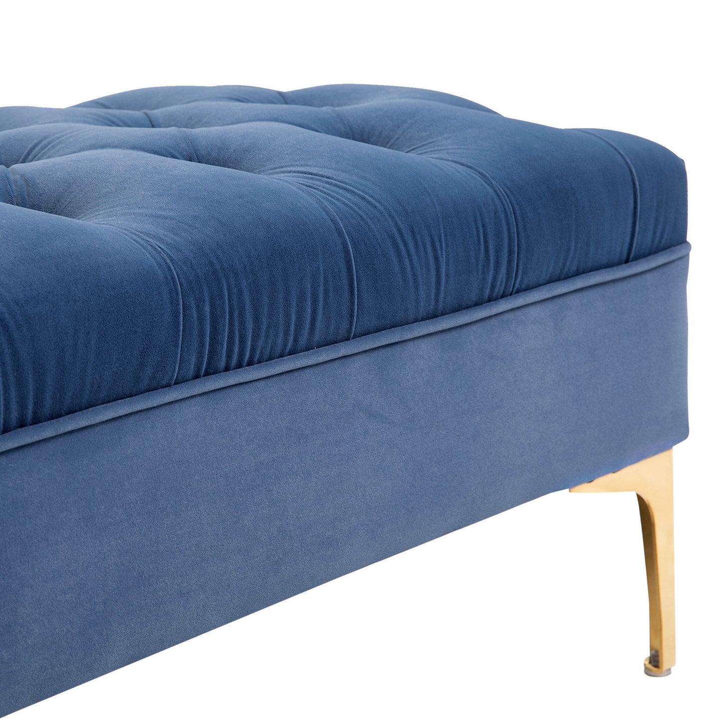 Velvet Upholstered Bench