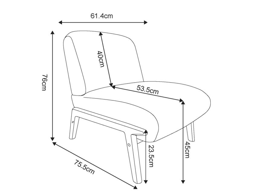 Modern cozy, ultra plush accent chair in Taupe
