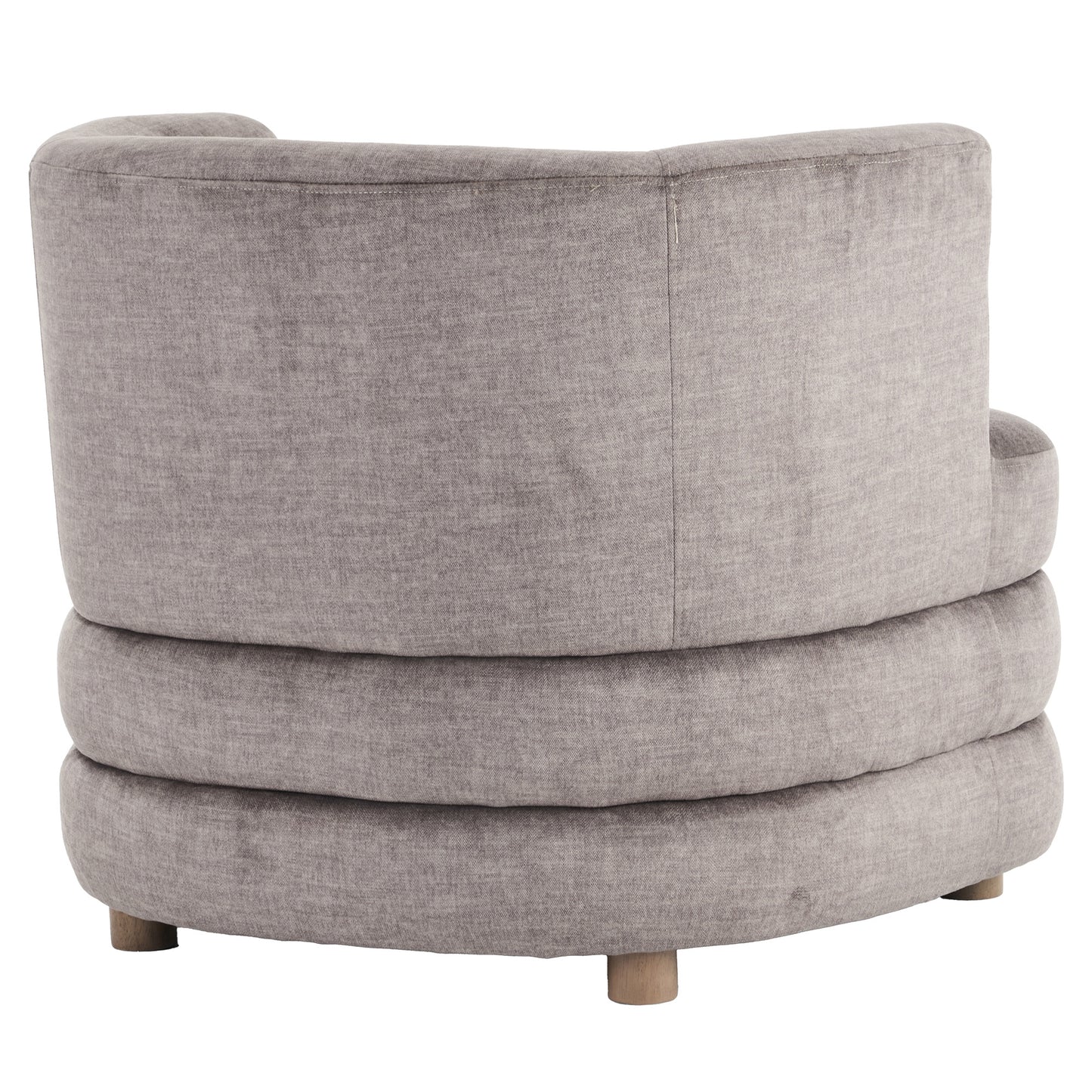 Dorian Accent Chair in Dark Taupe