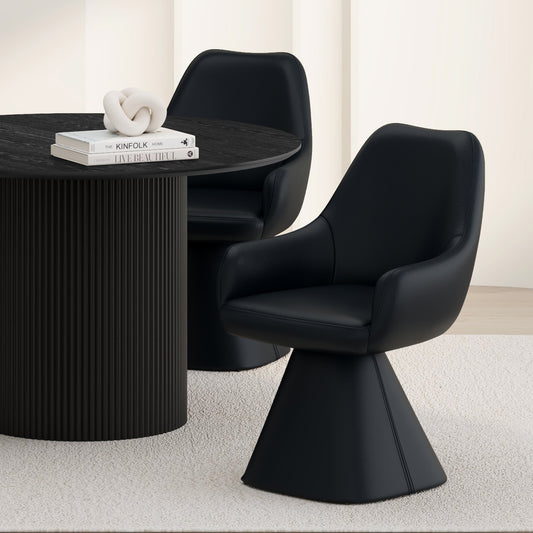 Contemporary dining / accent  chair in Black