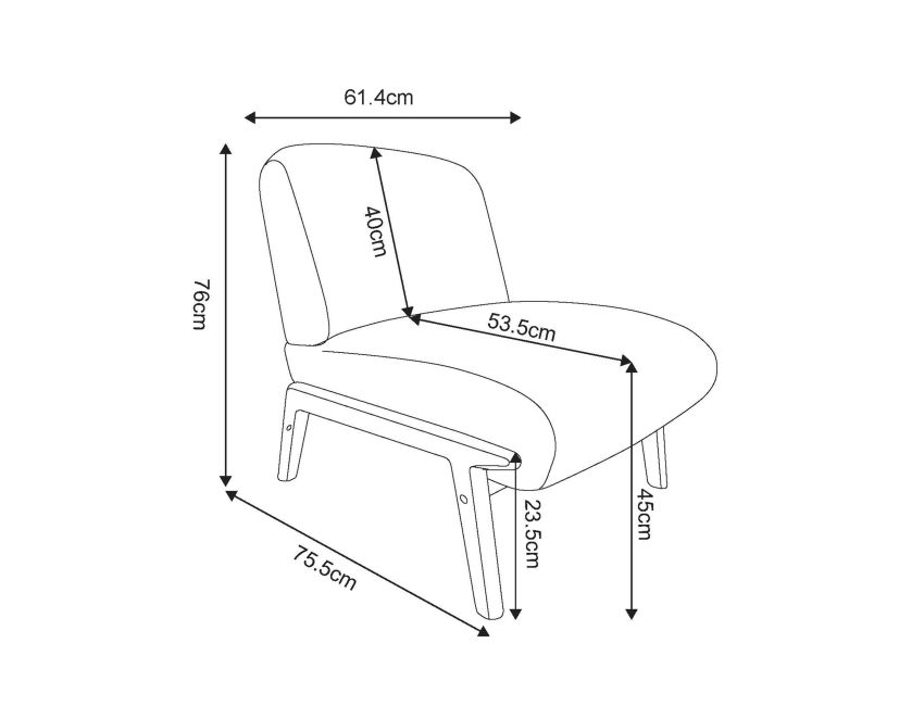 Modern cozy, ultra plush accent chair in Beige