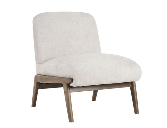 Modern cozy, ultra plush accent chair in Beige