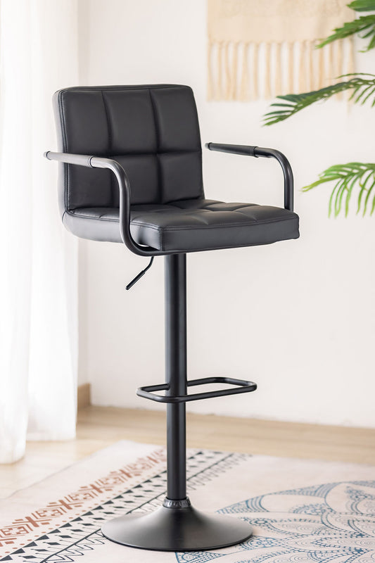 360-Degree Swivel Bar Stool in Black (EACH)