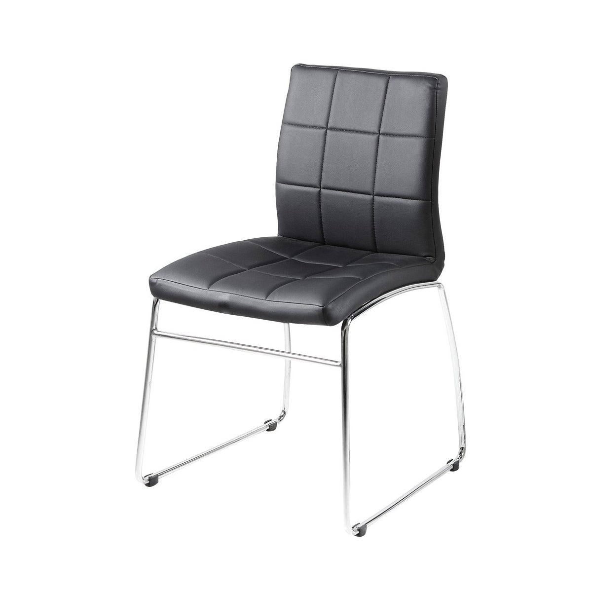 Nicola Dining Chair in Black PU