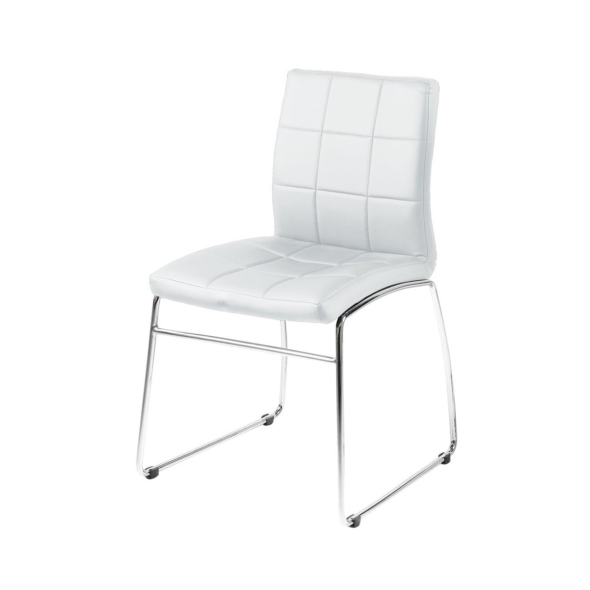 Nicola Dining Chair in White PU