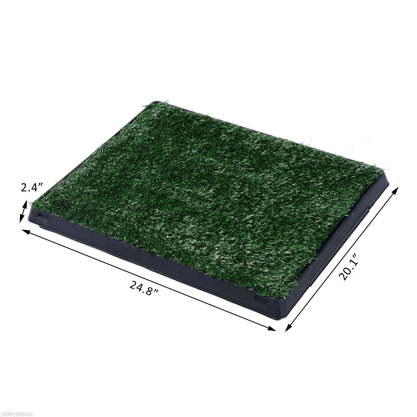 Dog Training Toilet, Puppy Pee Pads, Pet Artificial Grass Turf with Tray, Easy to Clean, Indoor Outdoor