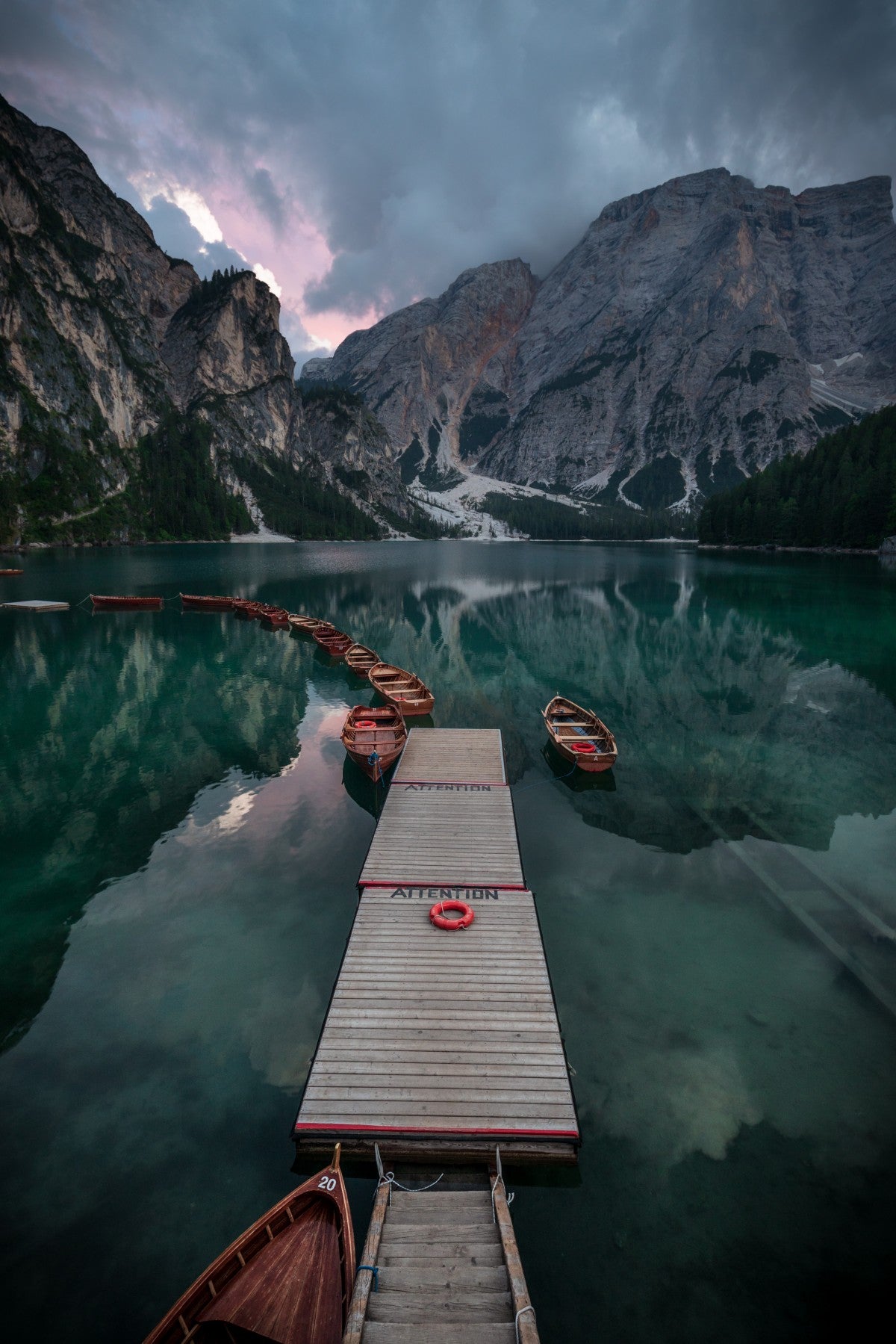 Braies reflections by 1x