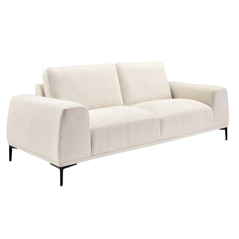 Jada Sofa: Beige linen