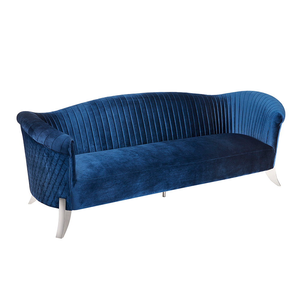 Christine Sofa: Blue velvet