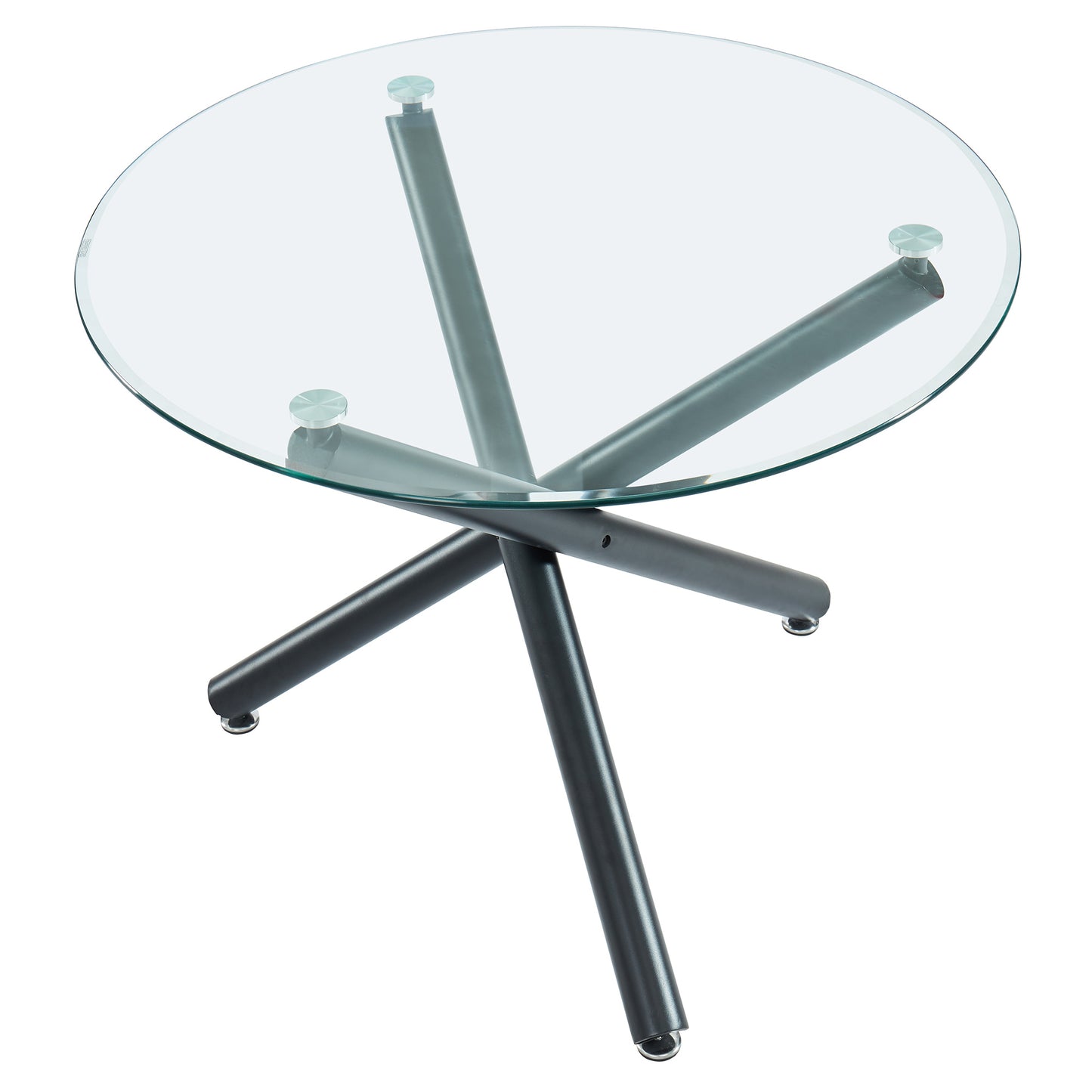 Suzette Round Dining Table in Black