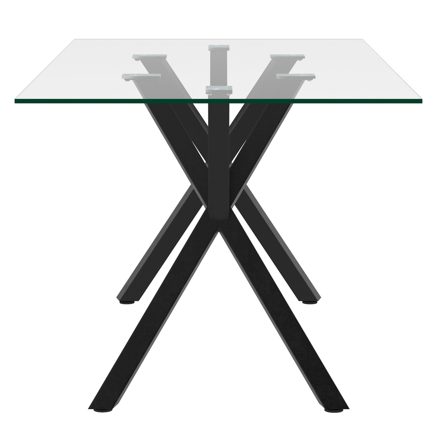 Stark Rectangular Dining Table in Black