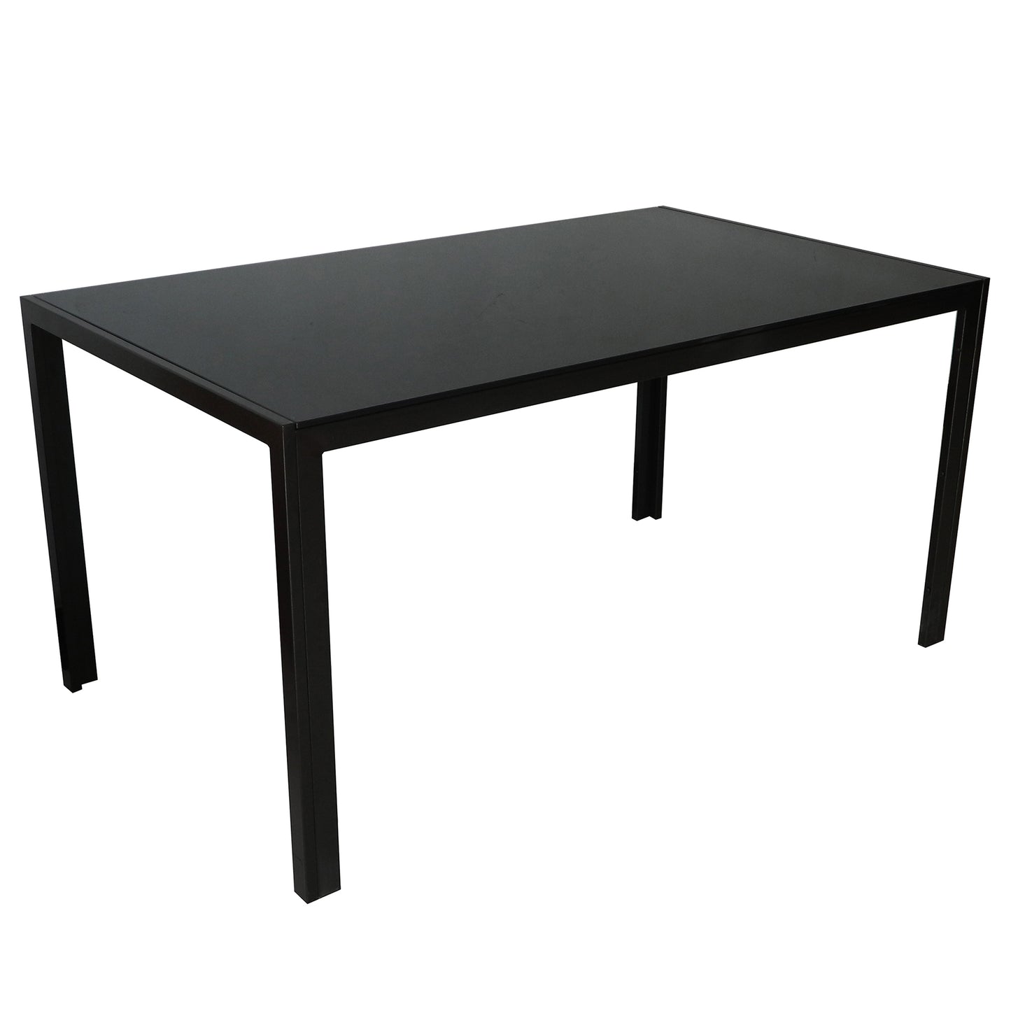 Contra Rectangular Dining Table in Black