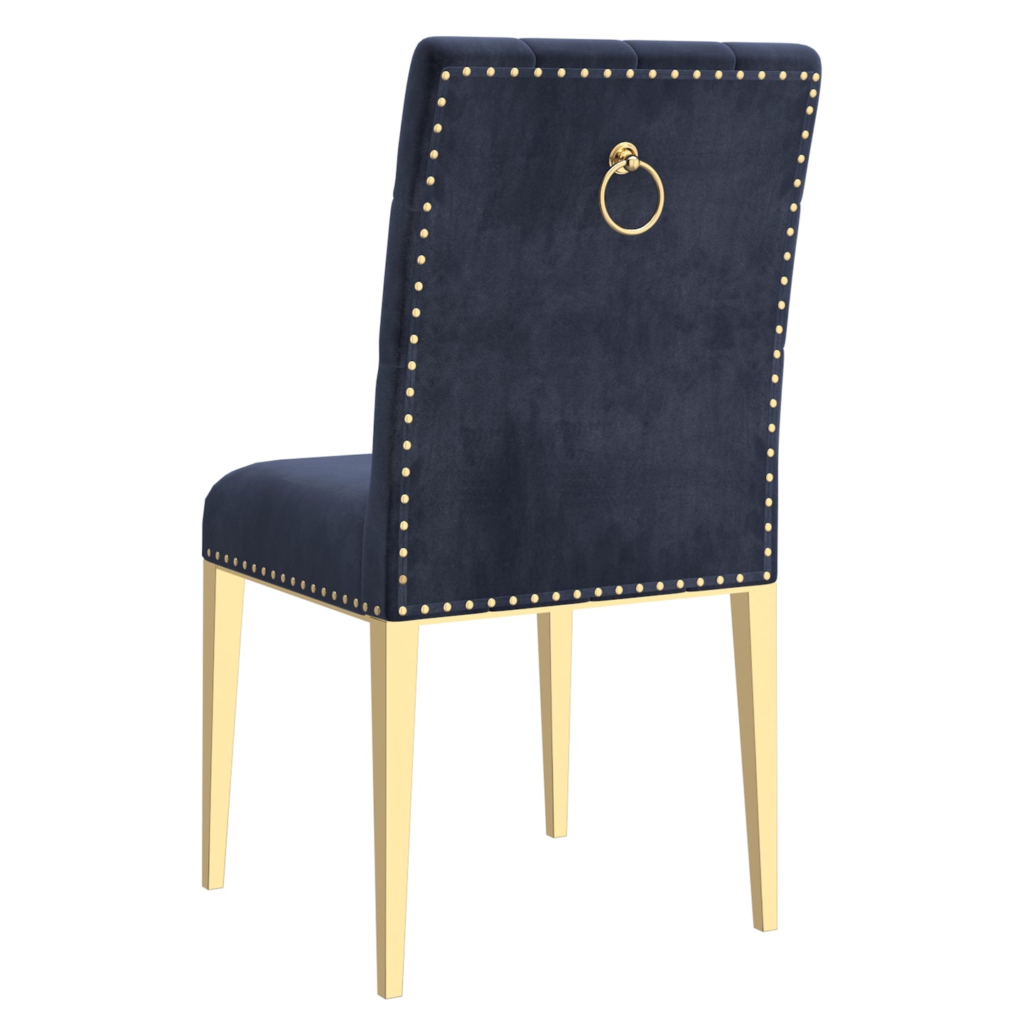 Azul Side Chair, Set of 2 in Black and Gold