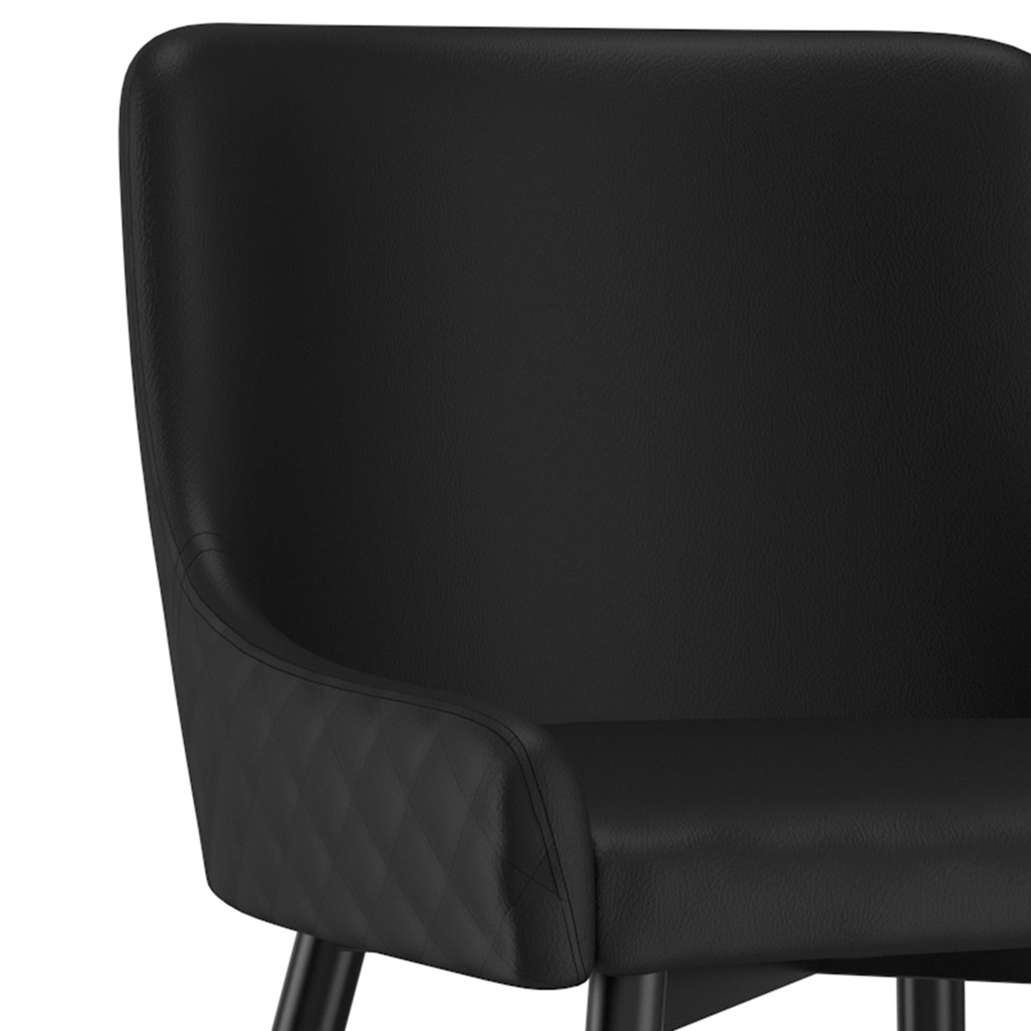 Xander Side Chair, Set of 2 in Black