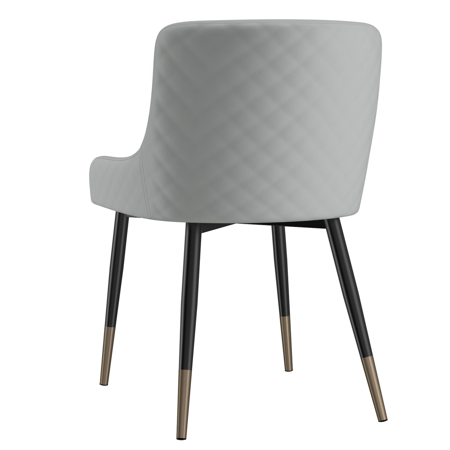 Xander Side Chair, Set of 2 in Light Grey and Black